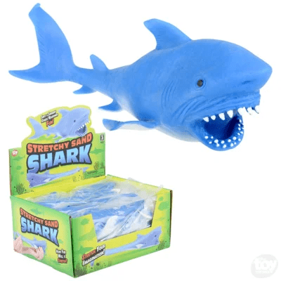 7" Stretchy Sand Shark-Fidgets-Tools 4 Teaching-Classroom Decor and More