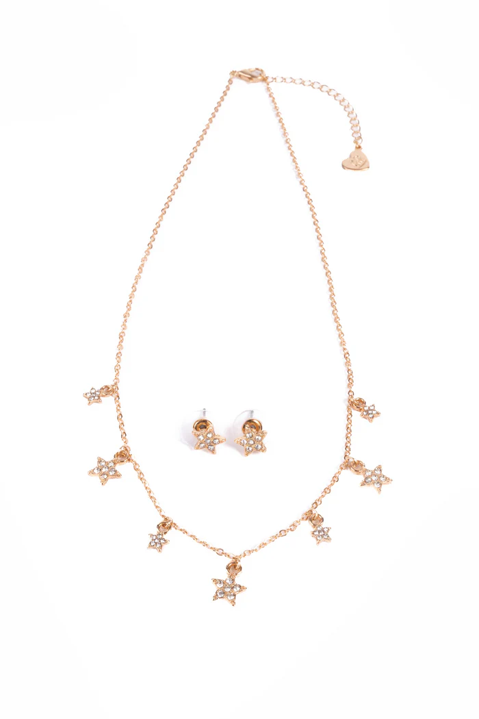 Boutique Chic Rising Star Necklace &amp; Earrings