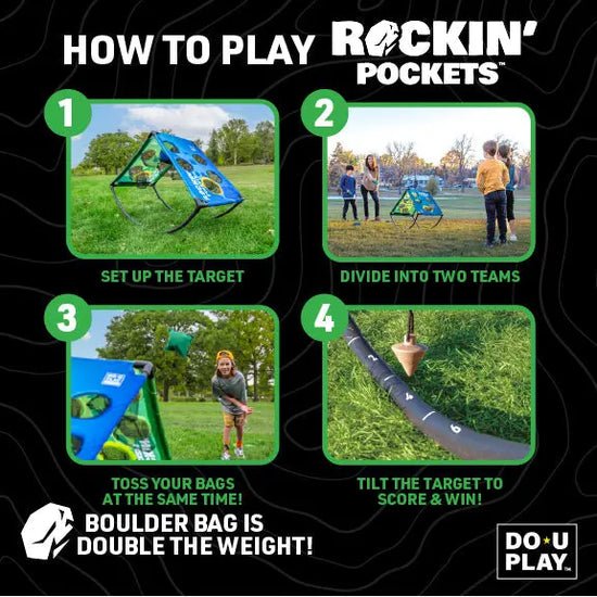 Do-U-Play™ RockinPockets Toss Game-Active Play-Tools 4 Teaching-Classroom Decor and More
