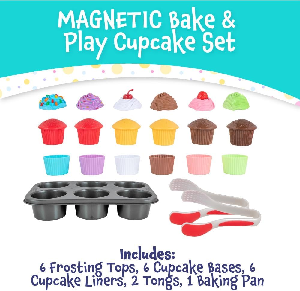 Magnetic Bake & Play Cupcake-Play Food-Tools 4 Teaching-Classroom Decor and More