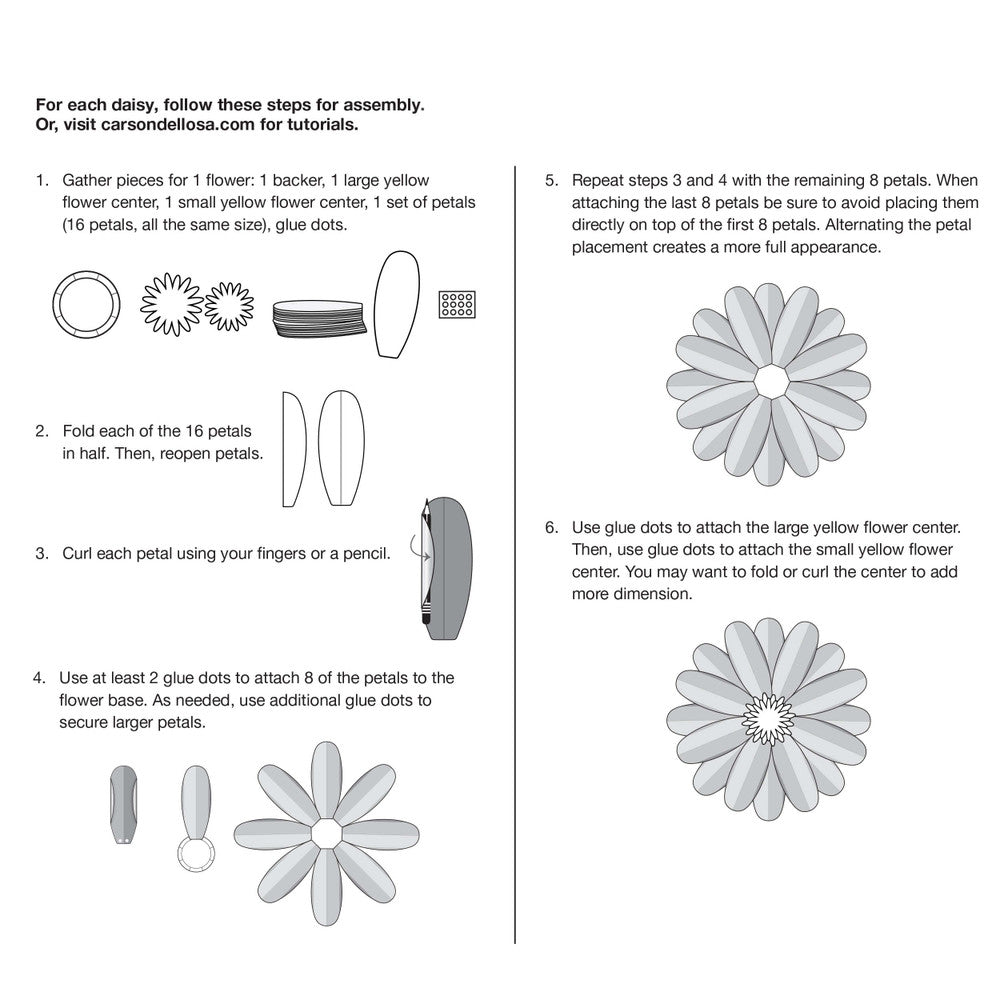 Retro Remix Jumbo 3D Flowers-Accents-Tools 4 Teaching-Classroom Decor and More