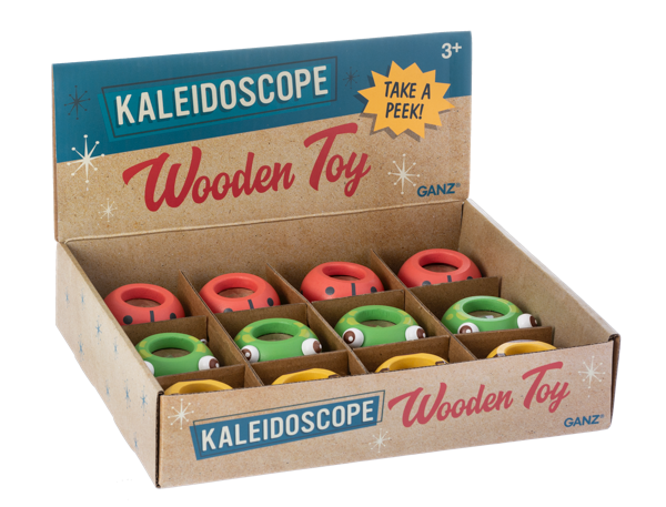 2" Wooden Sunny Kaleidoscope (Assorted)