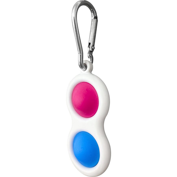 Fidget Popper Keychain - Blue/Pink