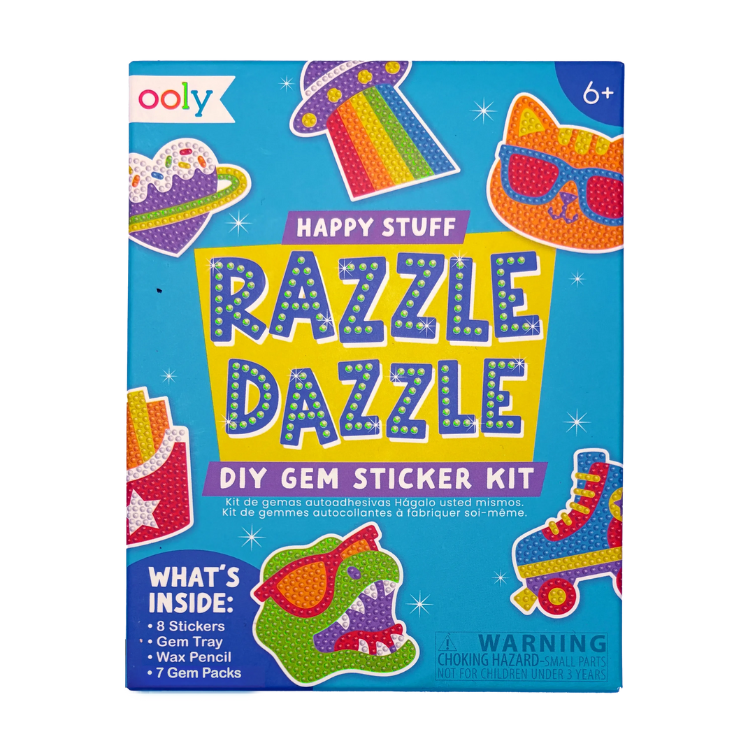 Mini Razzle Dazzle: DIY Gem Sticker Kit- Happy Stuff