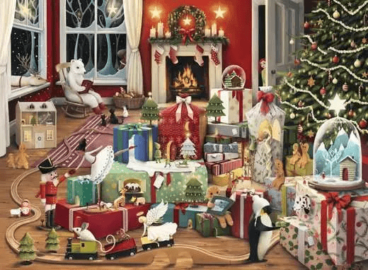 Enchanted Christmas Seasonal 500 pc Puzzle-Puzzles-Tools 4 Teaching-Classroom Decor and More