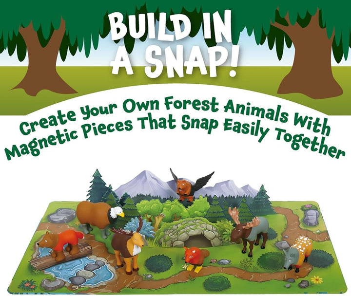 Mini Magnetic Mix or Match Animals Forest Friends-Vehicles & Construction-Tools 4 Teaching-Classroom Decor and More