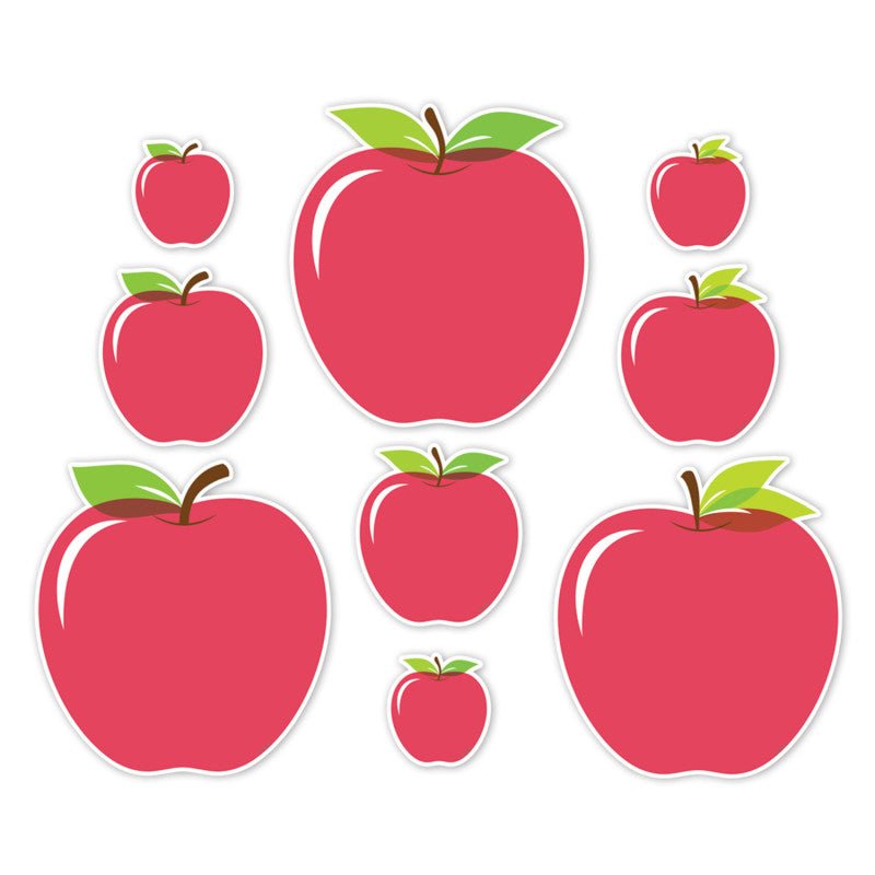Apple Time Apples 10" Designer Cut Outs-Accents-Tools 4 Teaching-Classroom Decor and More