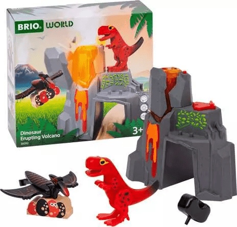 BRIO Dinosaur Erupting Volcano-Vehicles & Construction-Tools 4 Teaching-Classroom Decor and More