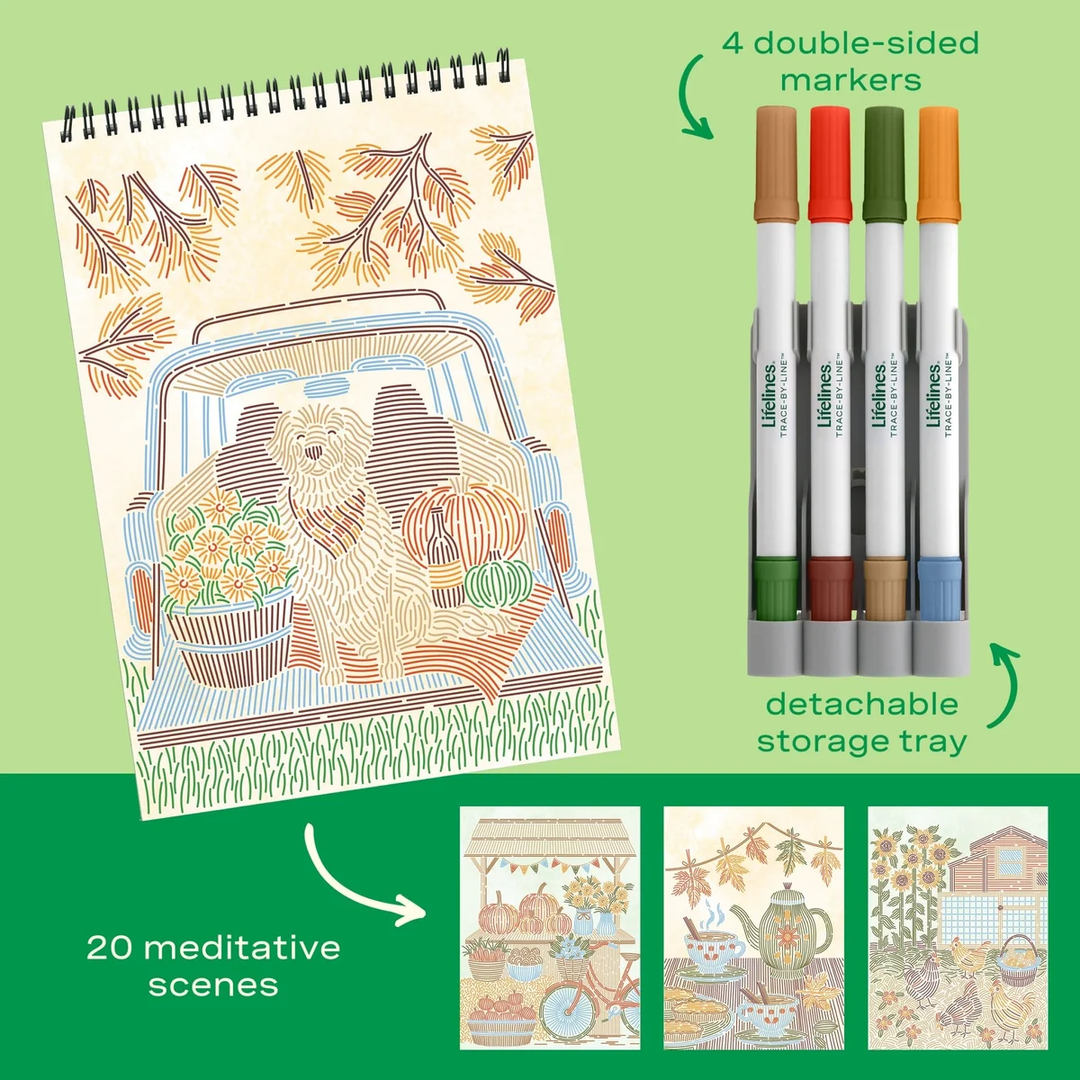 Lifelines® FlowArt® - Trace-by-Line™ | Fall Harvest