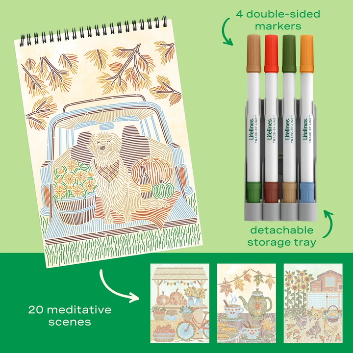 Lifelines® FlowArt® - Trace-by-Line™ | Fall Harvest
