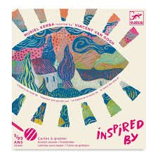 *Muriel Kerba Inspired by Vincent Van Gogh Scratch Board-Craft Activity-Tools 4 Teaching-Classroom Decor and More