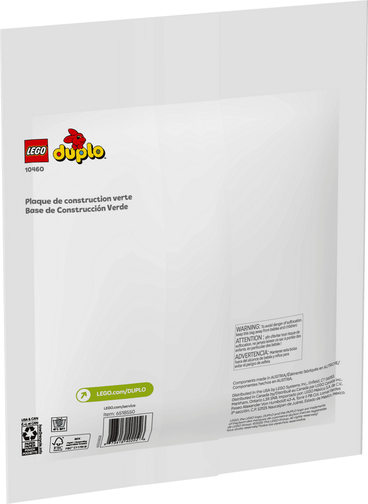 LEGO® DUPLO® Green Building Plate - Tools 4 Teaching