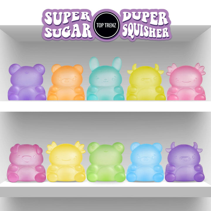 Super Duper Sugar Squisher Toy - Pig (Assorted Colors)-Fidgets-Tools 4 Teaching-Classroom Decor and More