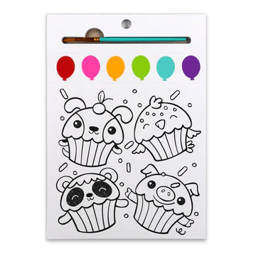 Paint Pages Party Animals-Activity Pads-Tools 4 Teaching-Classroom Decor and More