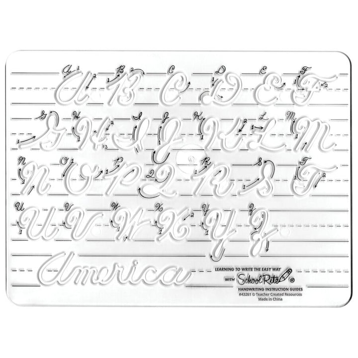 School - Rite® Handwriting Instruction Guides - Uppercase Cursive - Tools 4 Teaching