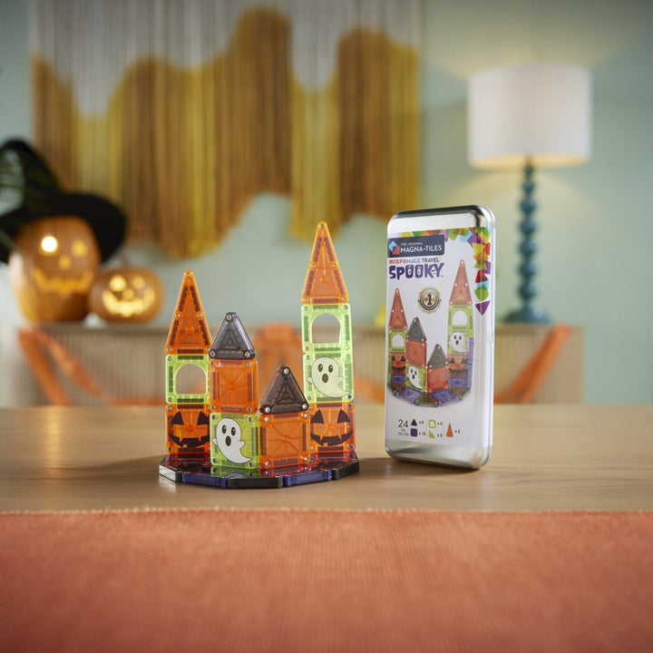 MAGNA-TILES® microMAGS™ Spooky 24 Piece Travel Set - Tools 4 Teaching