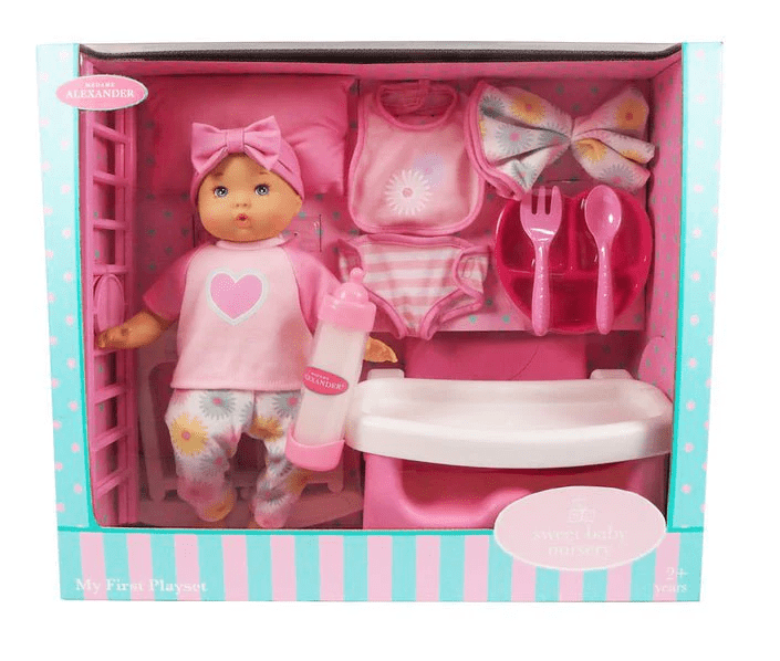 My First Playset Sweet Baby Nursery-Dolls-Tools 4 Teaching-Classroom Decor and More