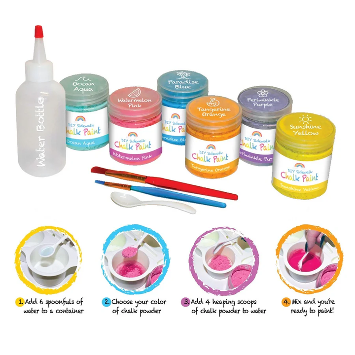 DIY Sidewalk Chalk Paint Set - Tools 4 Teaching