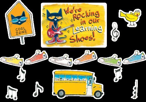 Pete the Cat Rocking in Our Shoes Bulletin Board Set-Bulletin Board Sets-Tools 4 Teaching-Classroom Decor and More