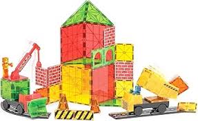 MAGNA TILES Builder XL trucks 50 piece set-Magnatiles-Tools 4 Teaching-Classroom Decor and More