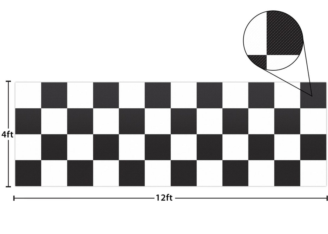 Better Than Paper® Bulletin Board Roll: Black and White Checkers - Tools 4 Teaching