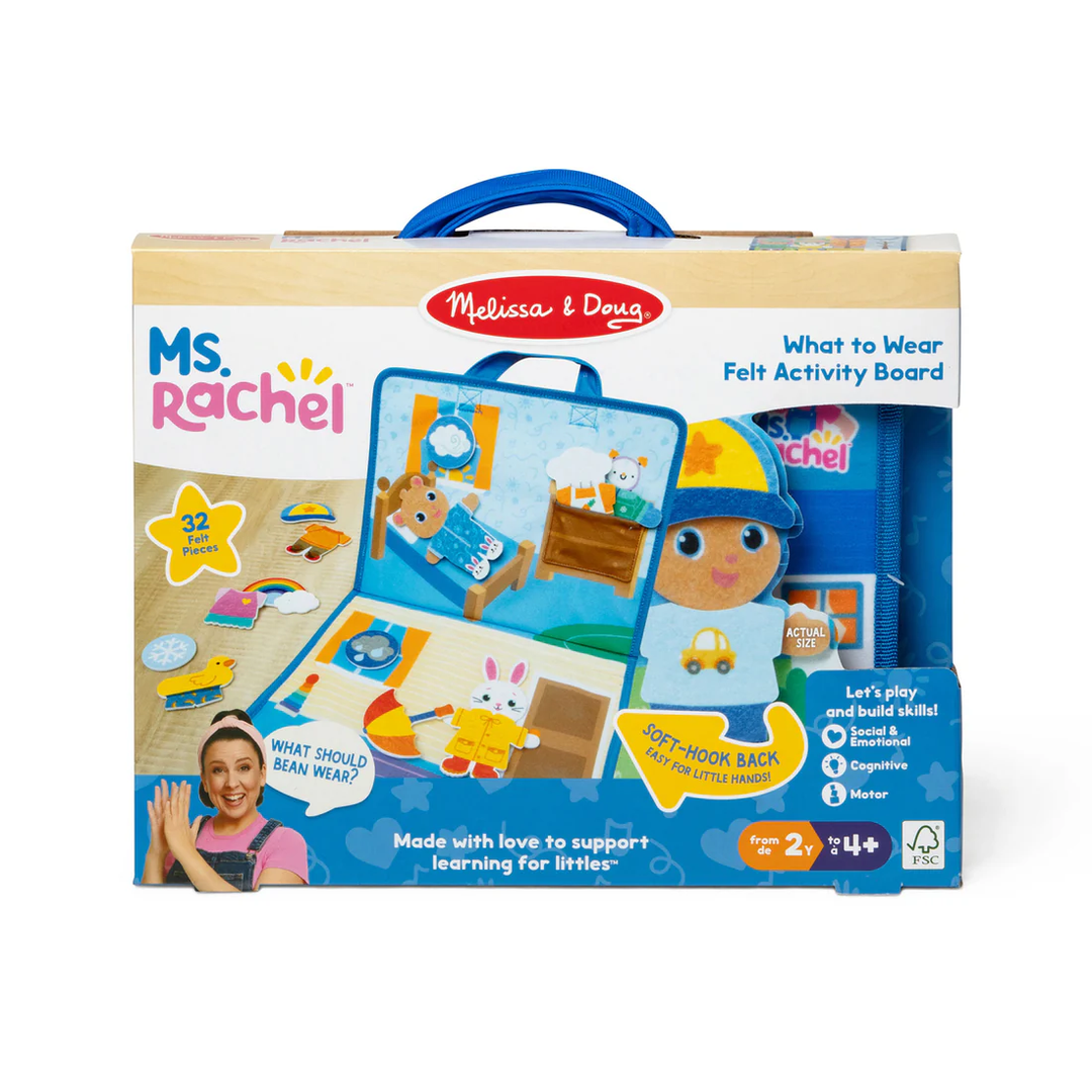 Ms. Rachel What to Wear Felt Activity Board - Tools 4 Teaching