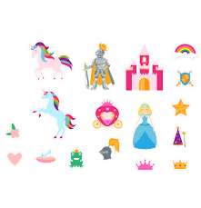 Bath Time Stickers Unicorns and Fantasy World-Bath Time-Tools 4 Teaching-Classroom Decor and More