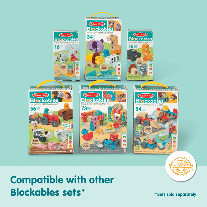 Blockables™ Vehicles Play Set-Building-Tools 4 Teaching-Classroom Decor and More