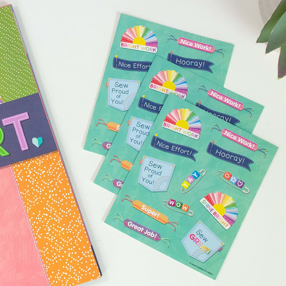 Crafty And Cool Stickers-Stickers-Tools 4 Teaching-Classroom Decor and More