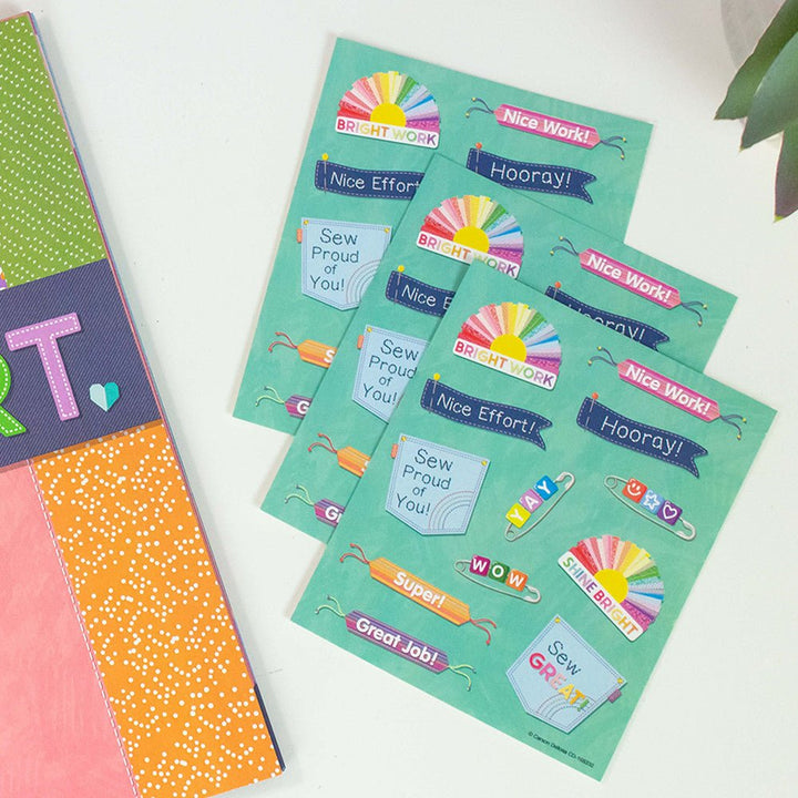 Crafty And Cool Stickers-Stickers-Tools 4 Teaching-Classroom Decor and More