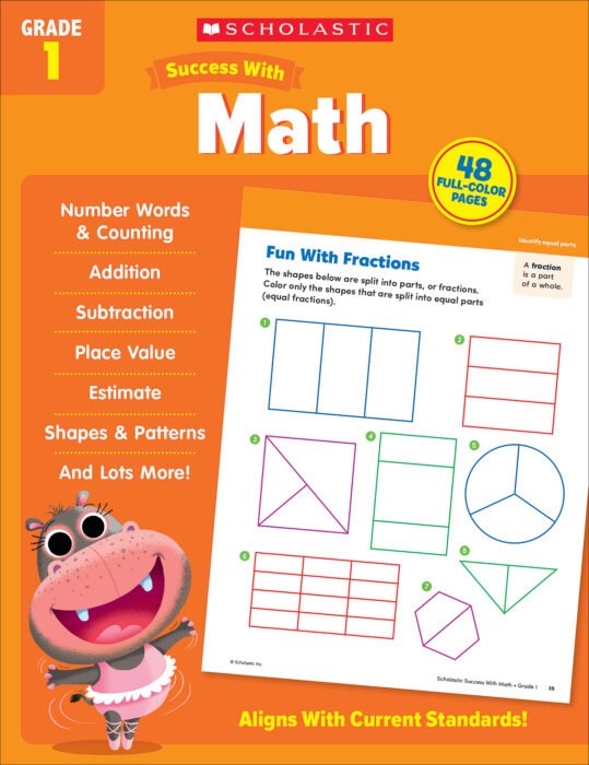 Scholastic Success with Math Grade 1-Math Books-Tools 4 Teaching-Classroom Decor and More