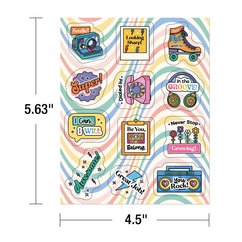 Retro Remix Stickers-Stickers-Tools 4 Teaching-Classroom Decor and More