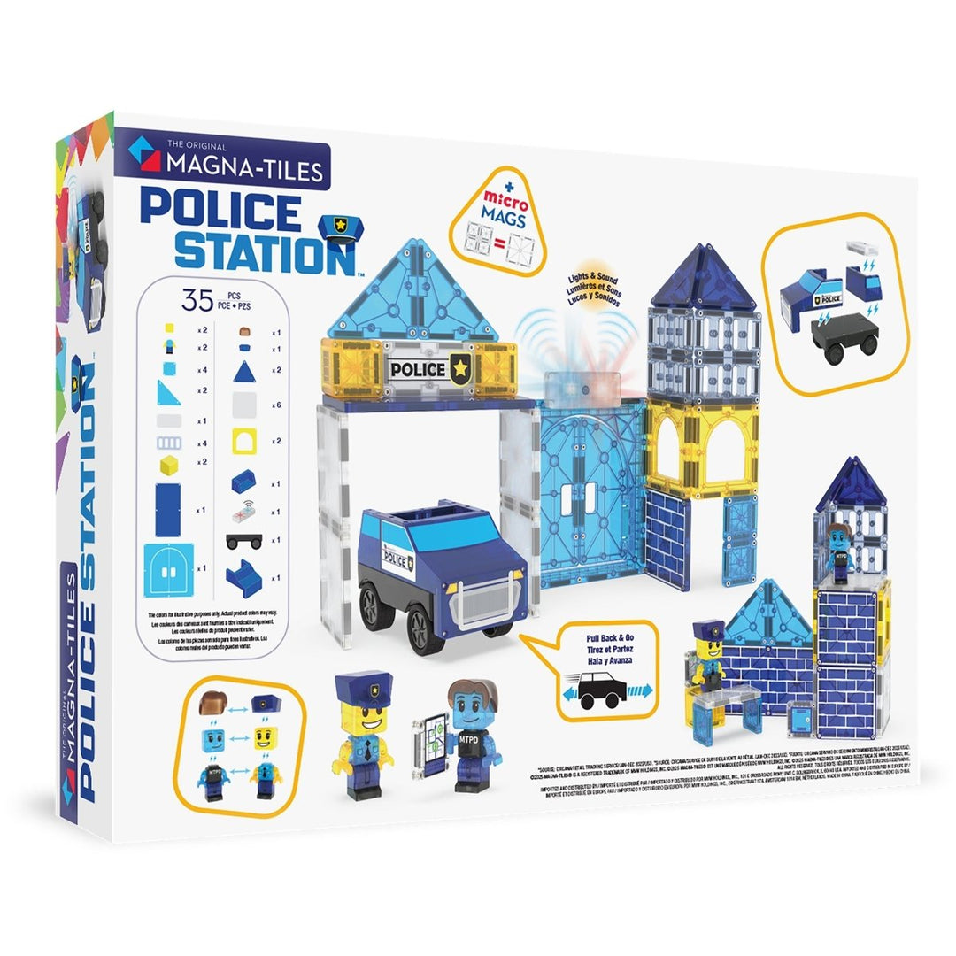 MAGNA-TILES® Police Station™ 35 Piece Set - Tools 4 Teaching