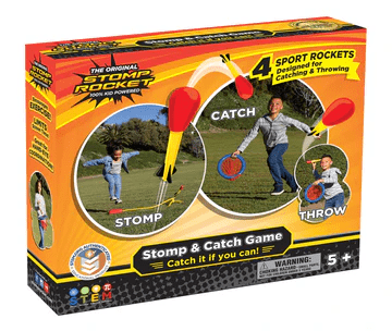 *Stomp Rockets Stomp & Catch Game-Active Play-Tools 4 Teaching-Classroom Decor and More