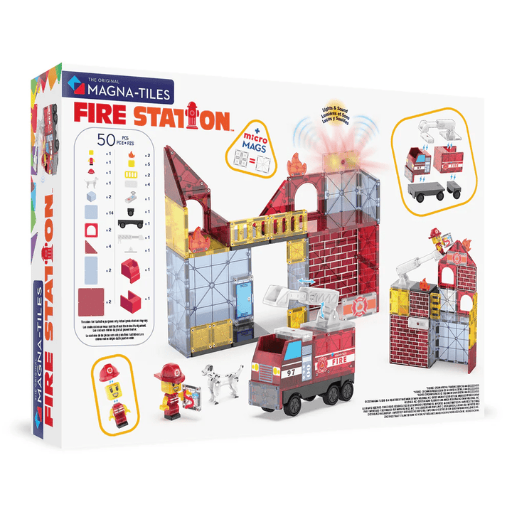 MagnaTiles- Fire Station-Magnatiles-Tools 4 Teaching-Classroom Decor and More