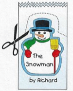 Snowman Notepad-Tools 4 Teaching-Classroom Decor and More