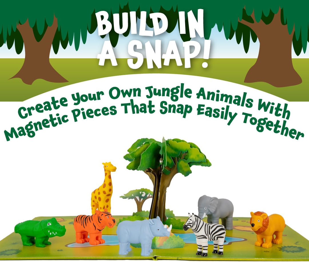 Mini Magnetic Mix or Match Animals Jungle Deluxe-Toys-Tools 4 Teaching-Classroom Decor and More