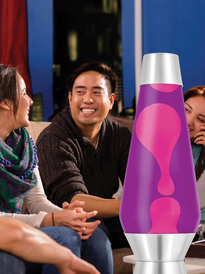 27" LAVA® Grande Lamp - Pink/Purple/Silver-Lava-Tools 4 Teaching-Classroom Decor and More