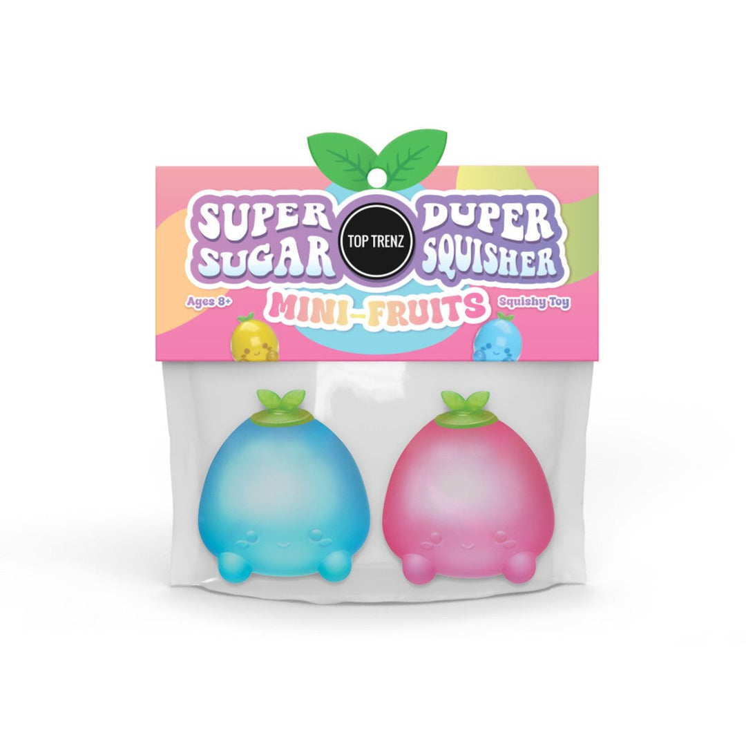 Super Duper Sugar Squisher - Mini Fruit 2 Pack (Assorted Colors)-Fidgets-Tools 4 Teaching-Classroom Decor and More