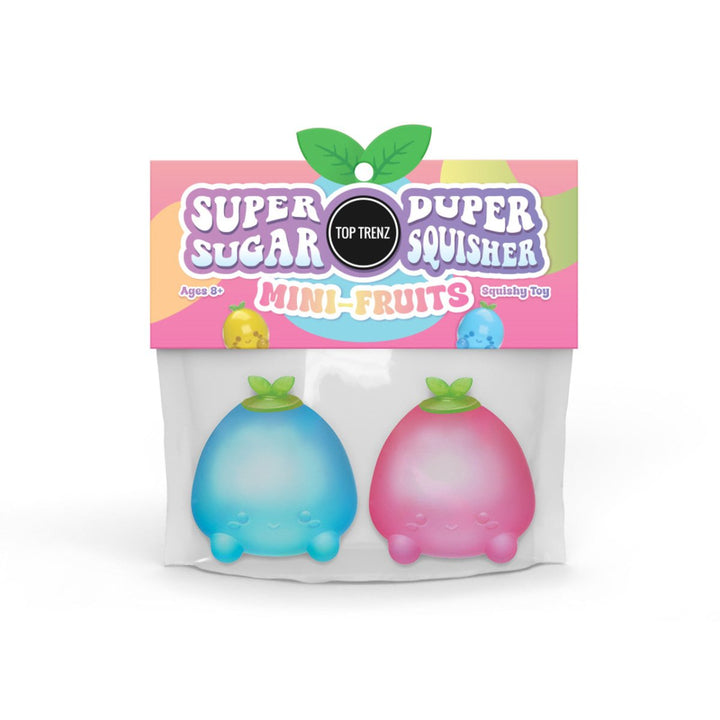 Super Duper Sugar Squisher - Mini Fruit 2 Pack (Assorted Colors)-Fidgets-Tools 4 Teaching-Classroom Decor and More