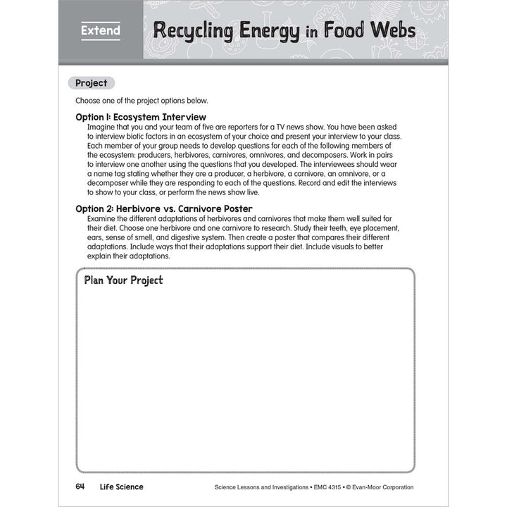 SCIENCE: Lessons and Investigations - Grade 5 Paperback - Tools 4 Teaching