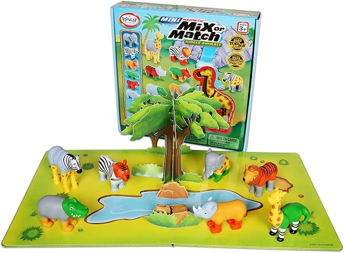 Mini Magnetic Mix or Match Animals Jungle Deluxe-Toys-Tools 4 Teaching-Classroom Decor and More