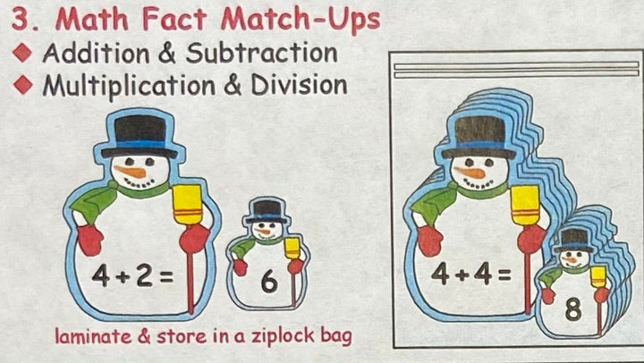 Snowman Notepad-Tools 4 Teaching-Classroom Decor and More