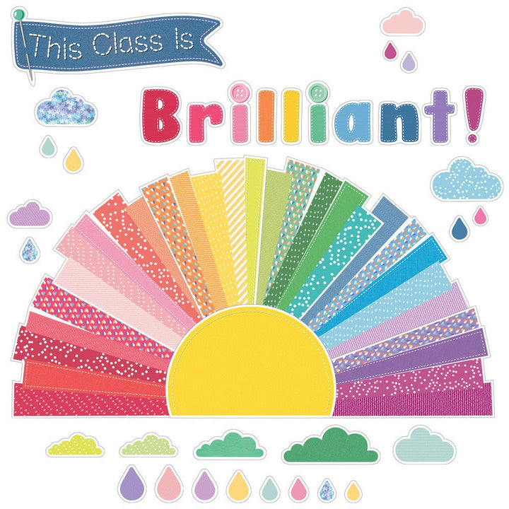 Crafty Cool This Class is Brilliant Bulletin Board-Bulletin Board Sets-Tools 4 Teaching-Classroom Decor and More