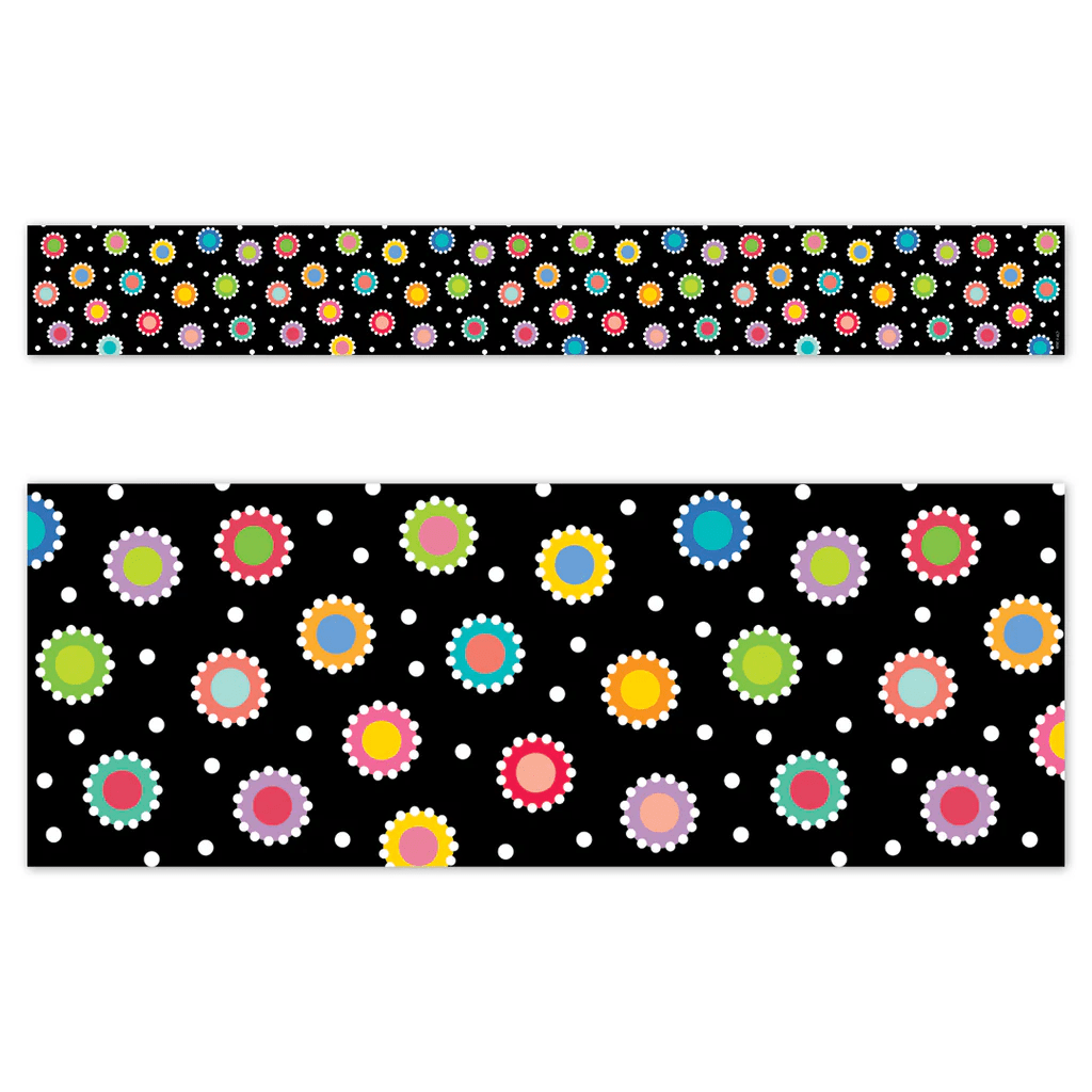 Core Decor Dotted on Black Border - Tools 4 Teaching