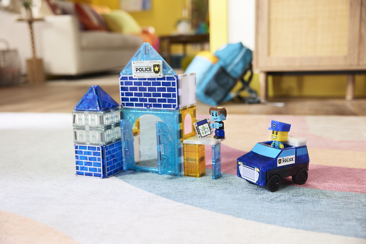 MAGNA-TILES® Police Station™ 35 Piece Set - Tools 4 Teaching