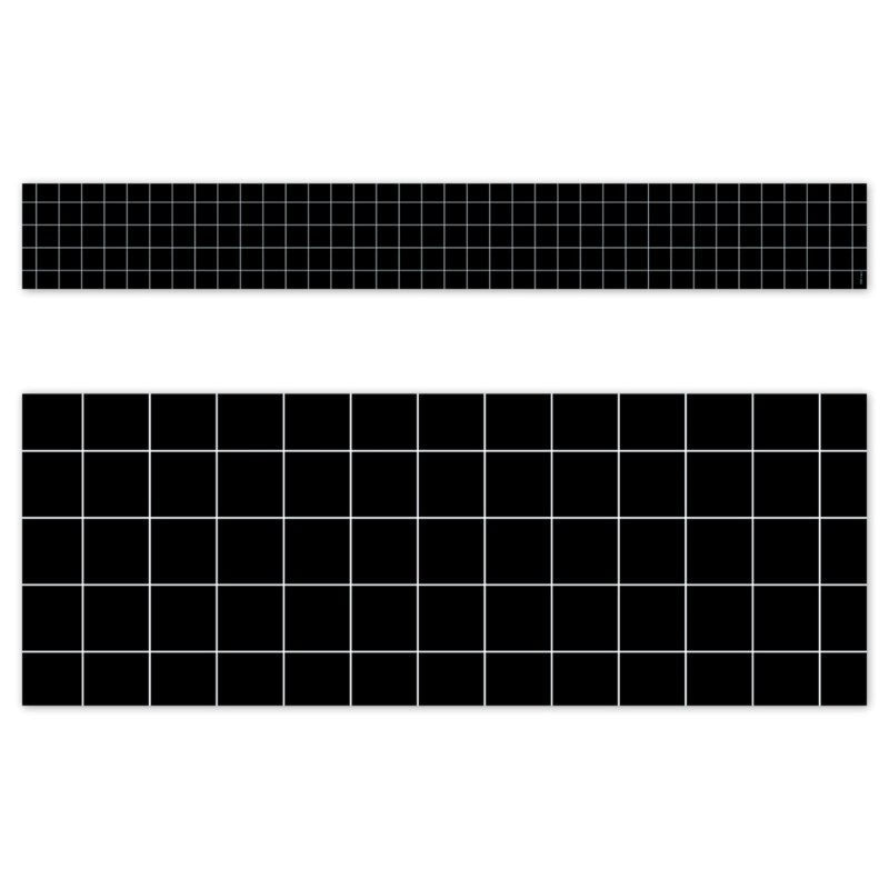 Core Decor Window Pane on Black EZ Border-Borders-Tools 4 Teaching-Classroom Decor and More