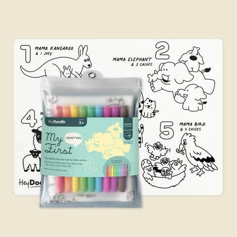 My First Counting Coloring &amp; Doodle Mat