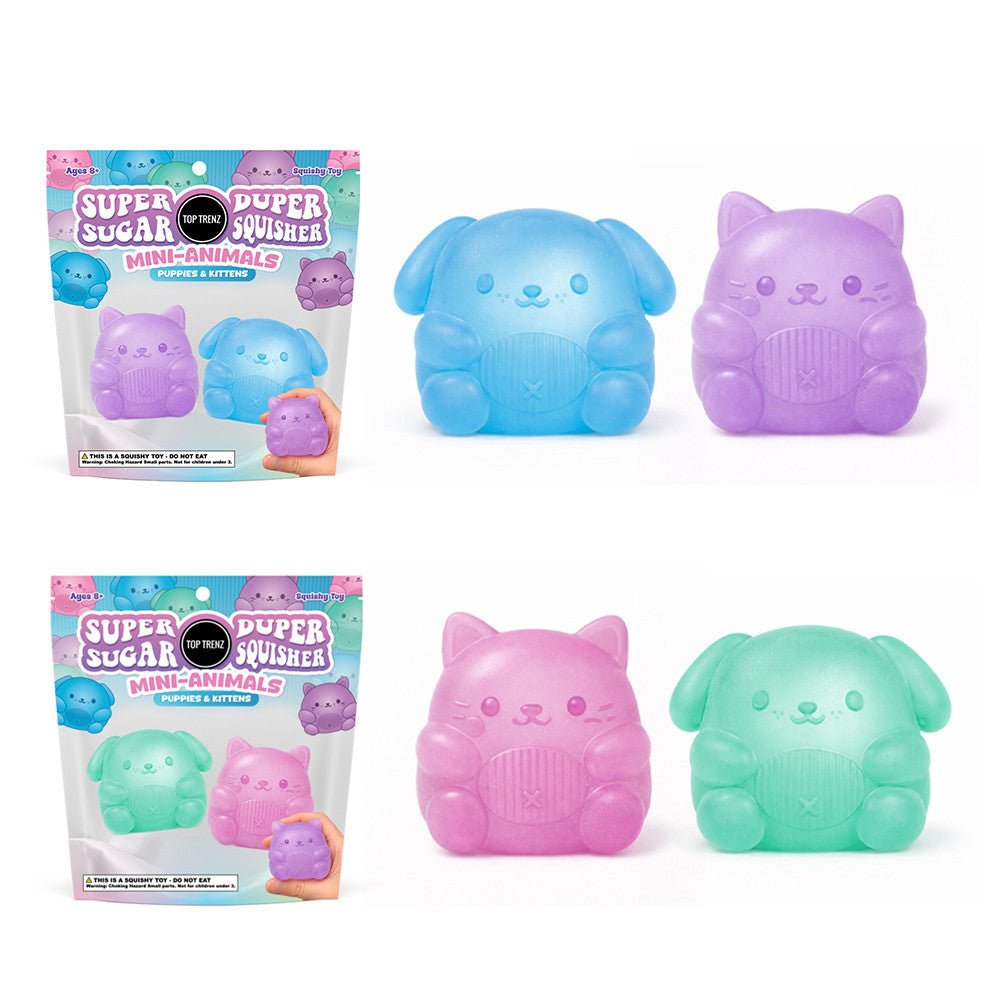 Super Duper Sugar Squisher Mini Animals: Puppies & Kittens - Tools 4 Teaching