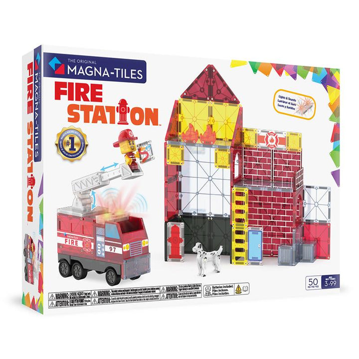 MagnaTiles- Fire Station-Magnatiles-Tools 4 Teaching-Classroom Decor and More